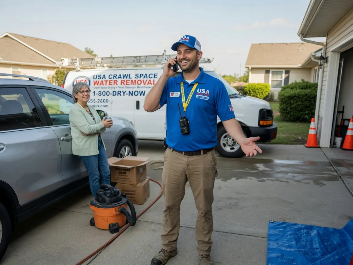 Crawl Space Water Removal Hanlontown, IA FAQs
